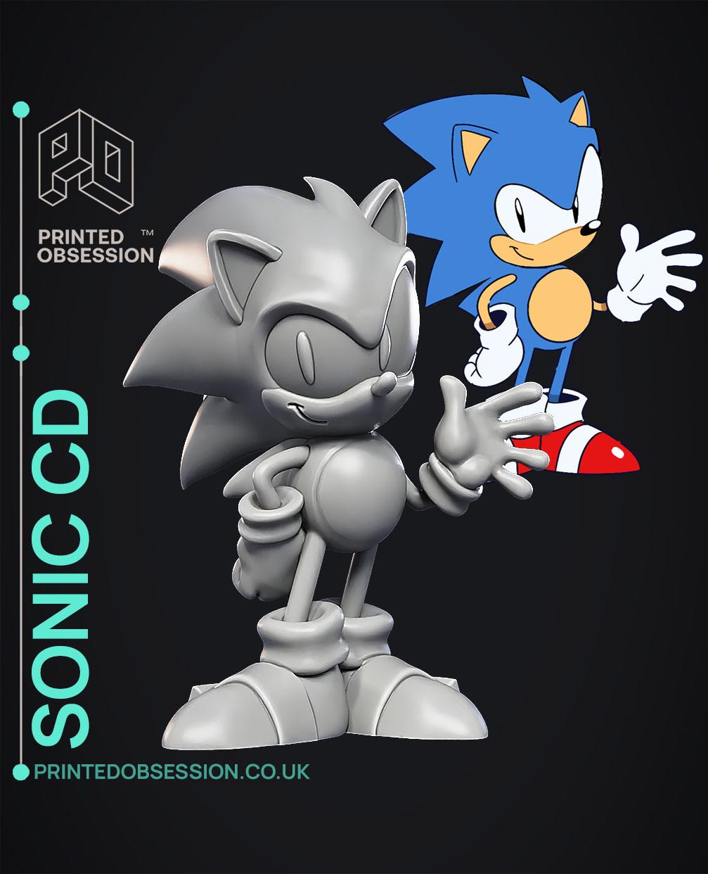 Sonic CD - Sega - Fan Art - 3D model by printedobsession on Thangs